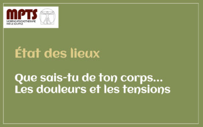 Module 9 – Que sais-tu sur ton corps : les douleurs et les tensions ?